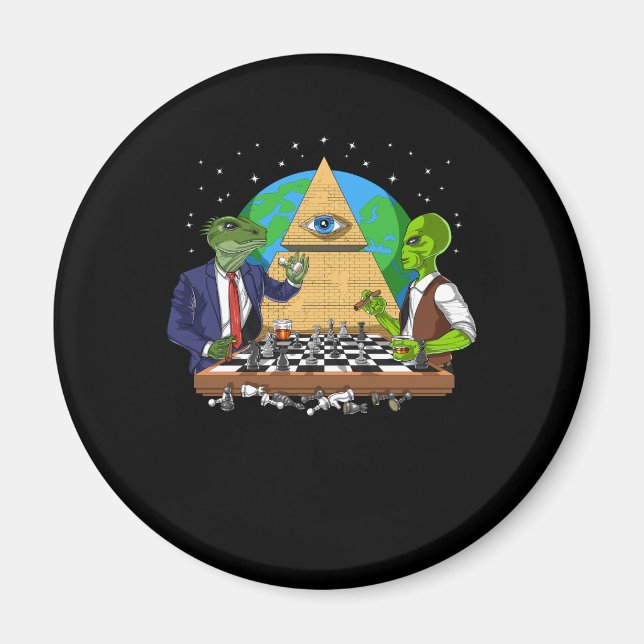 Alien Illuminati Magnet (Framsidan)