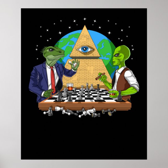 Alien Illuminati Poster (Framsidan)