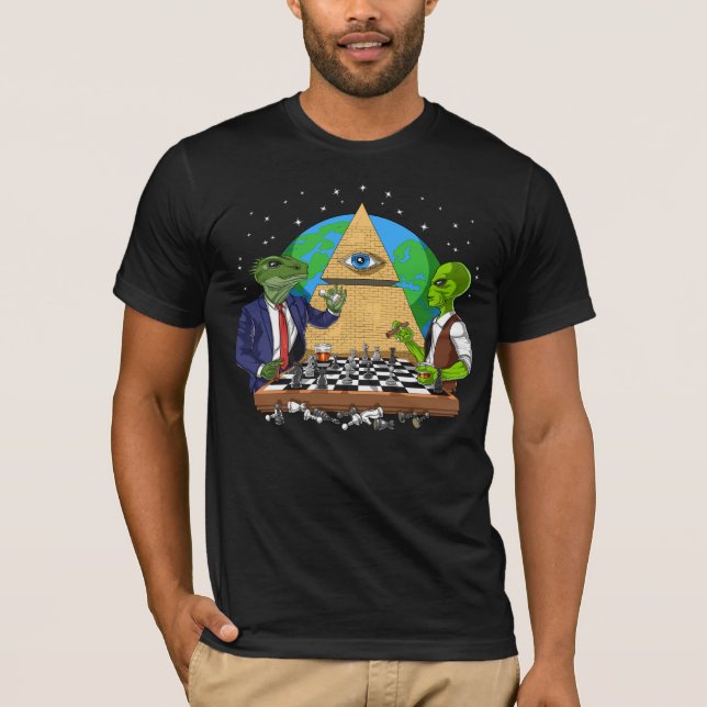 Alien Illuminati T Shirt (Framsida)
