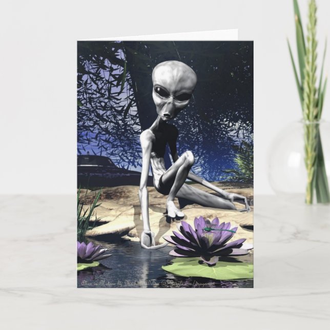 Alien in Nature Kort (Framsida)