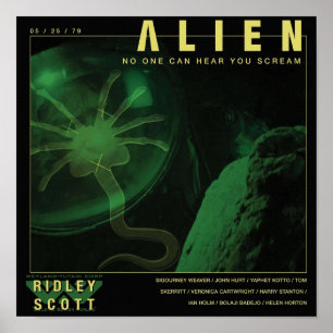 ALIEN Ingen kan lyssna på dig. Poster