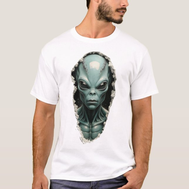 Alien inom t shirt (Framsida)