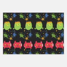 Alien intergalactic Gift Wrapping Papper