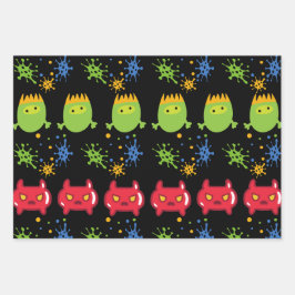 Alien intergalactic Gift Wrapping Papper