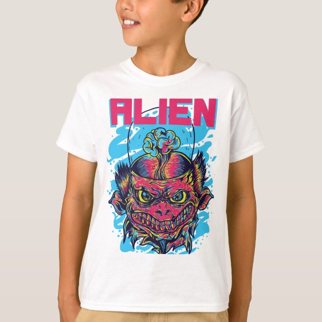Alien Invaders T-Shirt (Framsida)