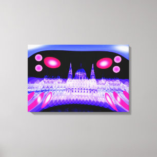Alien invasion art canvastryck