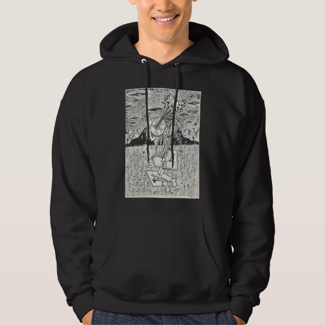 Alien Invasion, eller av Brian Benson, The Seeding Hoodie (Framsida)