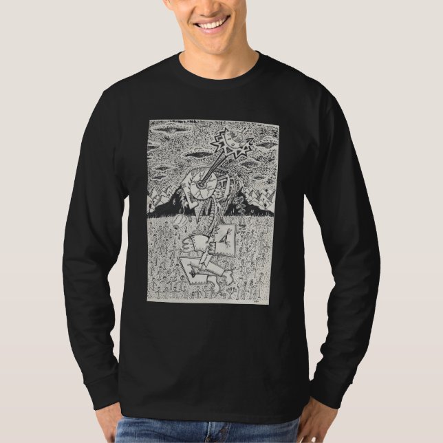 Alien Invasion, eller av Brian Benson, The Seeding T Shirt (Framsida)
