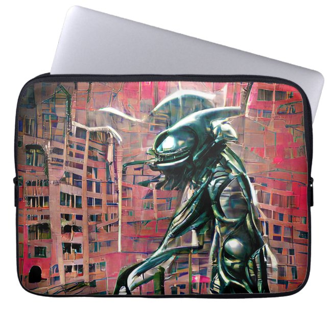 Alien Invasion Laptop Fodral (Framsidan)