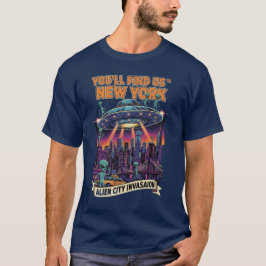 Alien Invasion New York City Unisex Shirt T Shirt