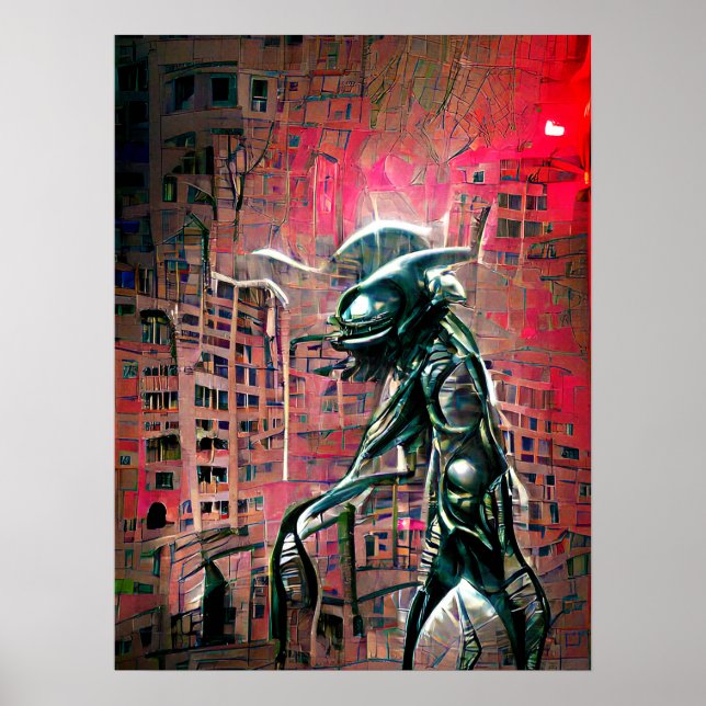 Alien Invasion Poster (Framsidan)