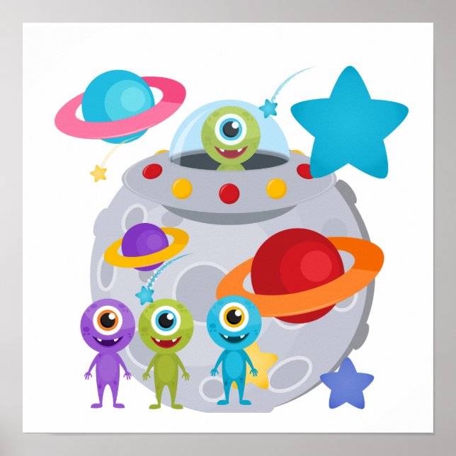 Alien Invasion Poster (Framsidan)