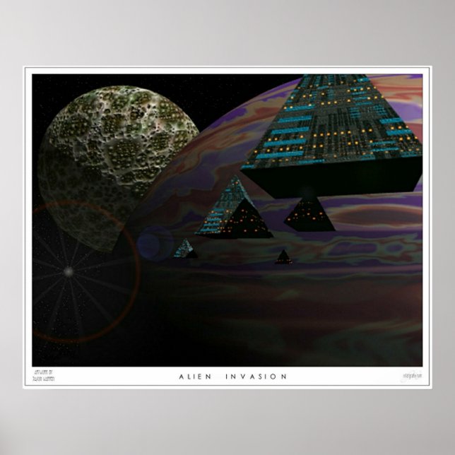 Alien Invasion Poster (Framsidan)