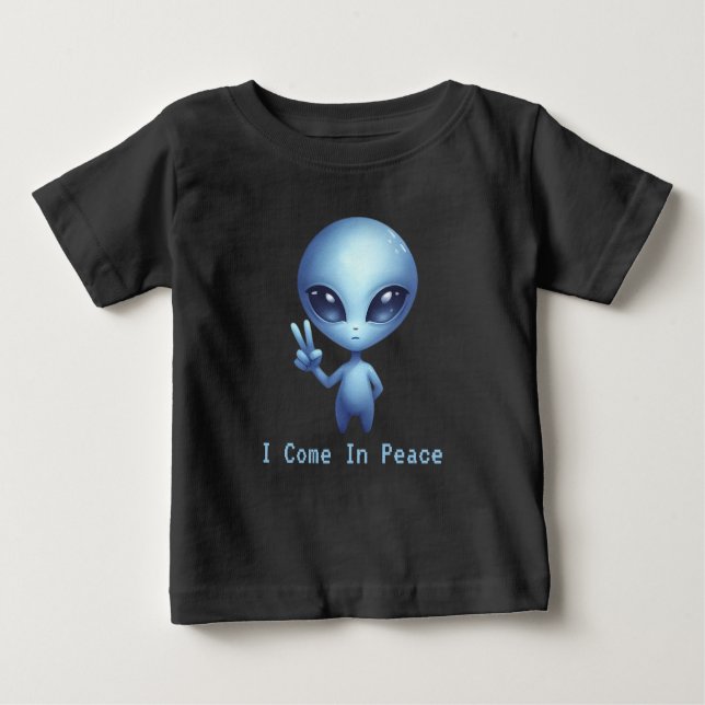Alien - Jag Kom i fred T Shirt (Framsida)