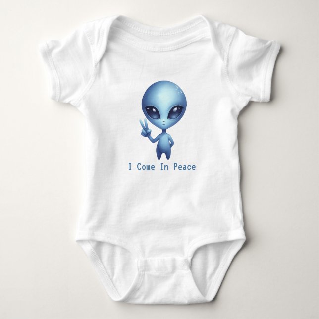 Alien - Jag Kom i fred T Shirt (Framsida)