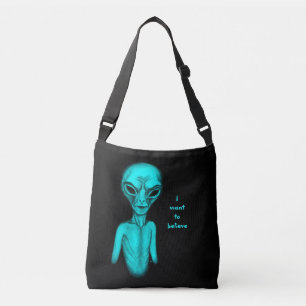 Alien, jag vill tro axelväska