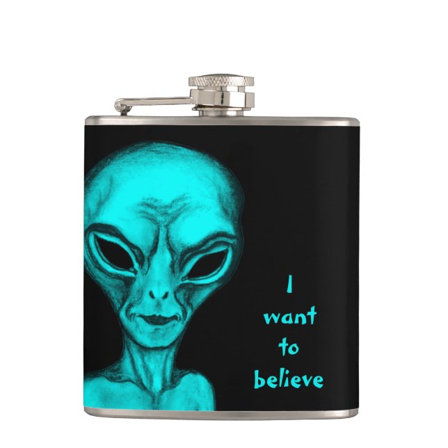 Alien, jag vill tro fickplunta (Framsidan)