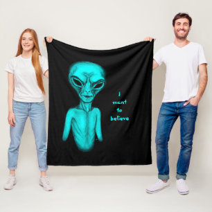 Alien, jag vill tro fleecefilt