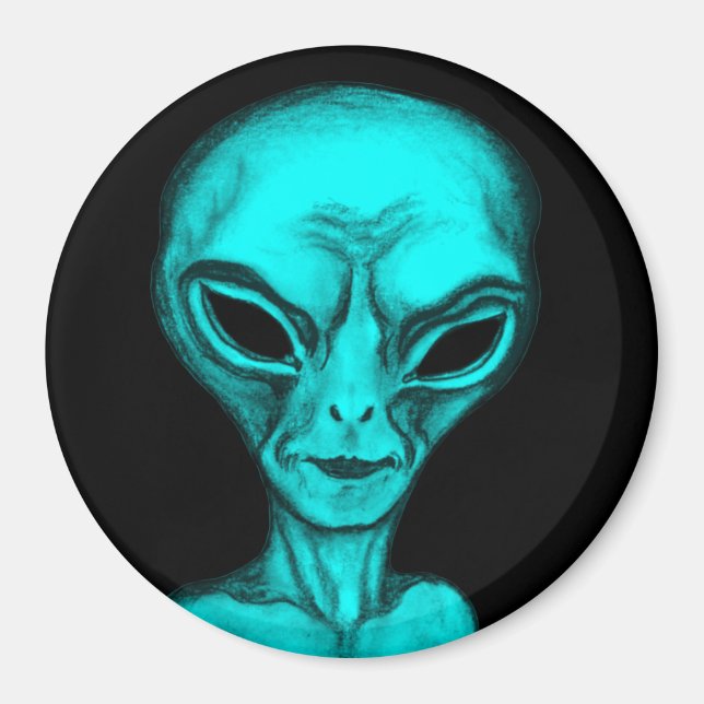 Alien, jag vill tro magnet (Framsidan)