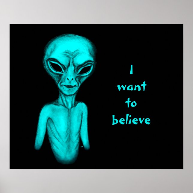Alien, jag vill tro poster (Framsidan)