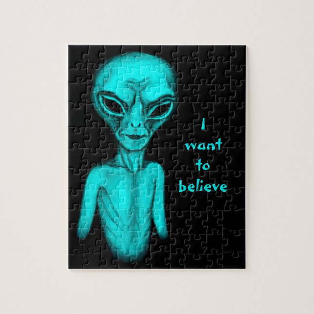 Alien, jag vill tro pussel (Vertikal)