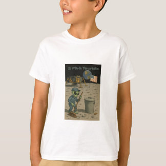 Alien Janitor städar upp Lunar Tourists T Shirt