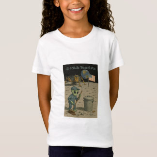 Alien Janitor städar upp Lunar Tourists T Shirt
