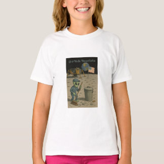 Alien Janitor städar upp Lunar Tourists T Shirt
