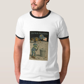 Alien Janitor städar upp Lunar Tourists T Shirt