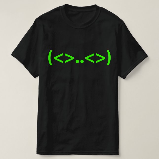 ALIEN Japansk Emoticon Tee Shirt (Design framsida)
