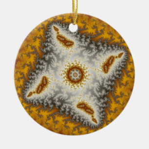 Alien jul Fractal Julgransprydnad Keramik