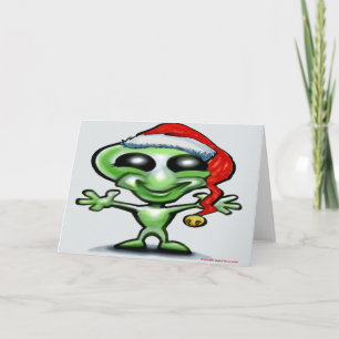 Alien-jul Helgkort