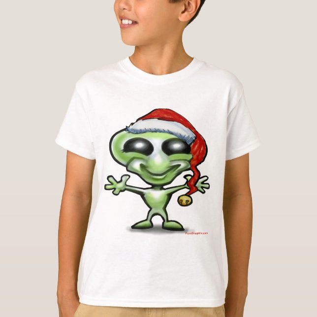 Alien-jul T-shirt (Framsida)