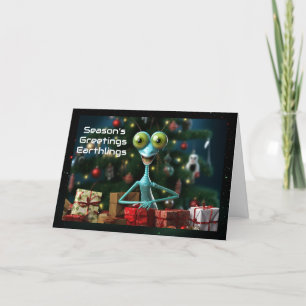 Alien-julkort Helgkort