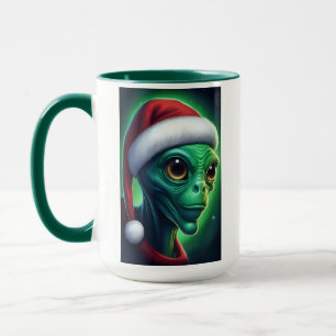 Alien Jultomten Mugg