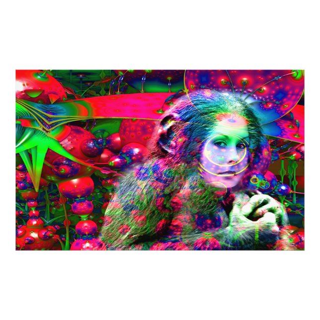 Alien Jungle Fototryck (Framsidan)