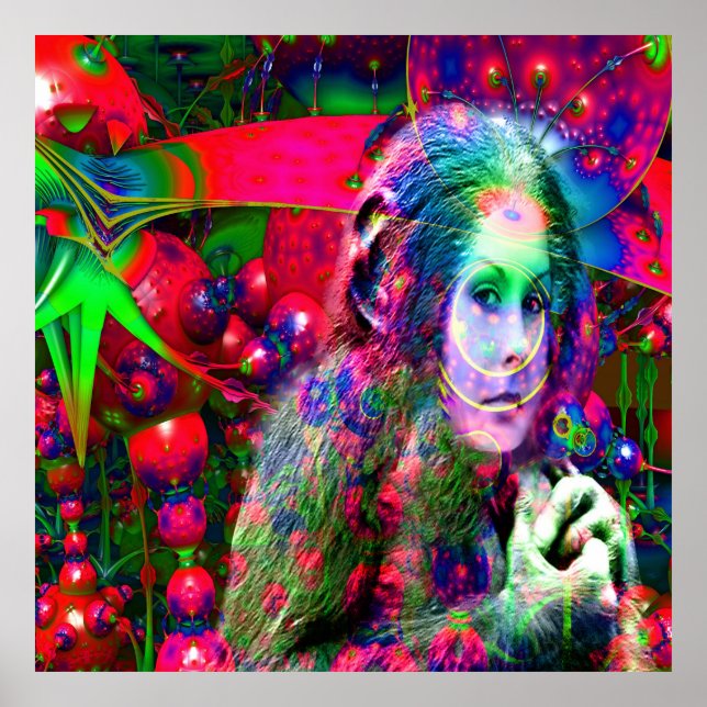 Alien Jungle Poster (Framsidan)