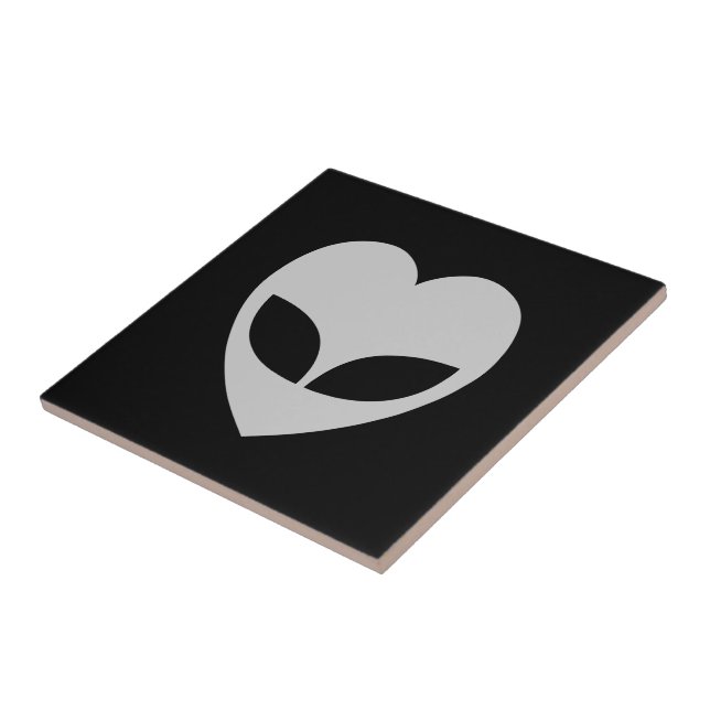 Alien Kärlek Heart Tile Kakelplatta (Sidan)