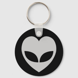Alien Kärlek Hjärtnyckelring Nyckelring