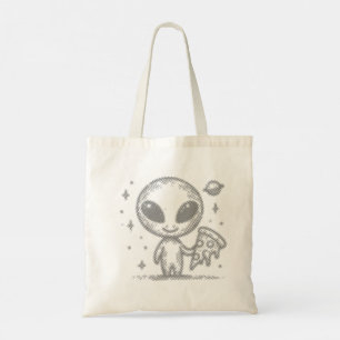 Alien kärlek pizza tygkasse
