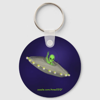 Alien keychain nyckelring