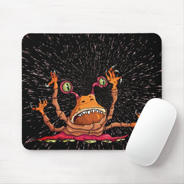 Alien Klo Attack Mousepad Musmatta (Med mus)
