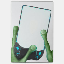Alien-kontakt Post-it Block