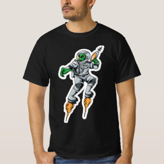 Alien Krig Sticker T Shirt