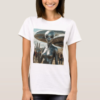 ALIEN Kvinnlig HEJ T Shirt
