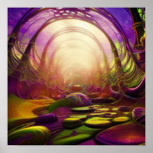 Alien Landcape Lucid Dreaming Tunnel Psychedelic
