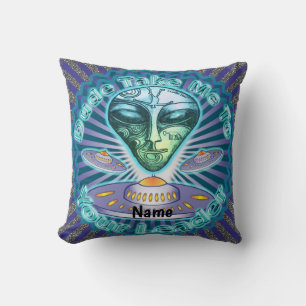 Alien Leader Spacesship Kudde