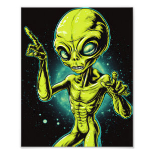 Alien Life Fototryck