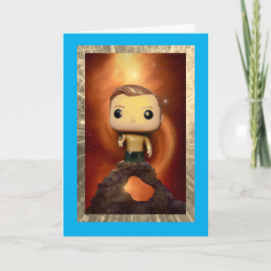 Alien Life med 50,5 x 7-tums veckors födelsedagsko Kort