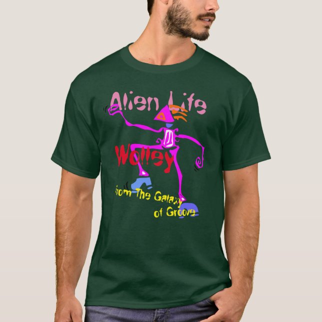 Alien Life, Wolley T-Shirt (Framsida)
